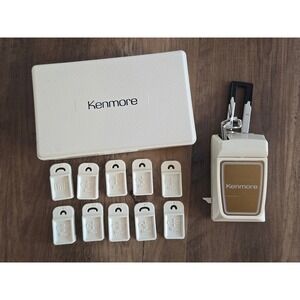 Kenmore Vintage Automatic Buttonholer Attachment Set with 10 Templates and Case